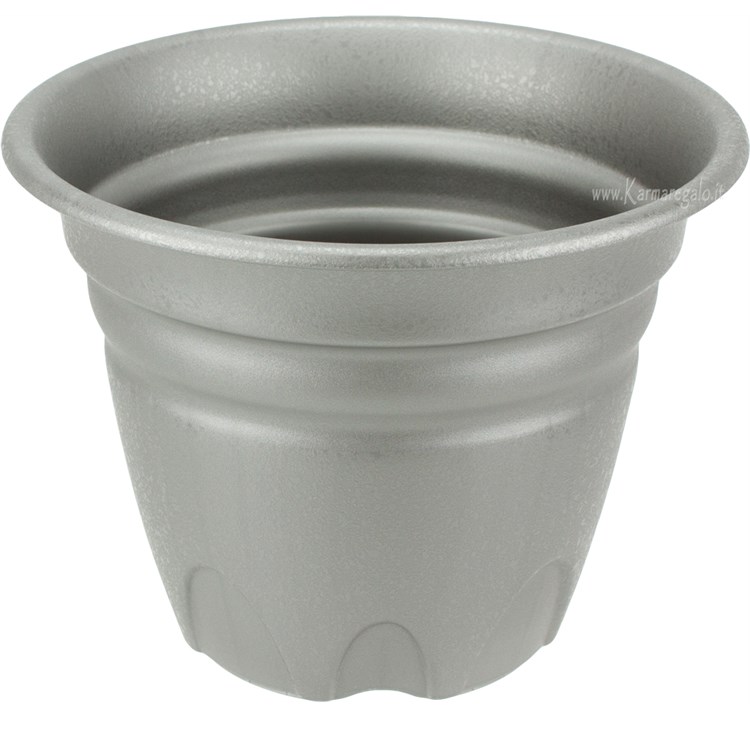 Vaso Tullipan rotondo grafite cm 40