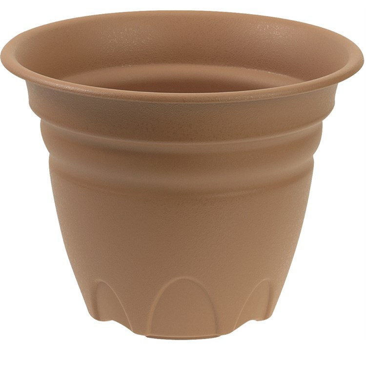 Vaso Tullipan rotondo marrone cm 50