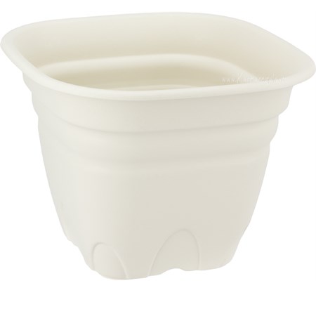 vaso tullipan quadrato panna cm 20