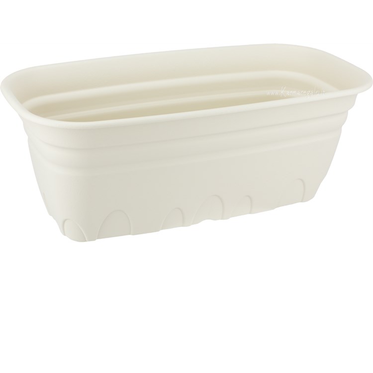 Vaso Tullipan rettangolare cm 50 Angora