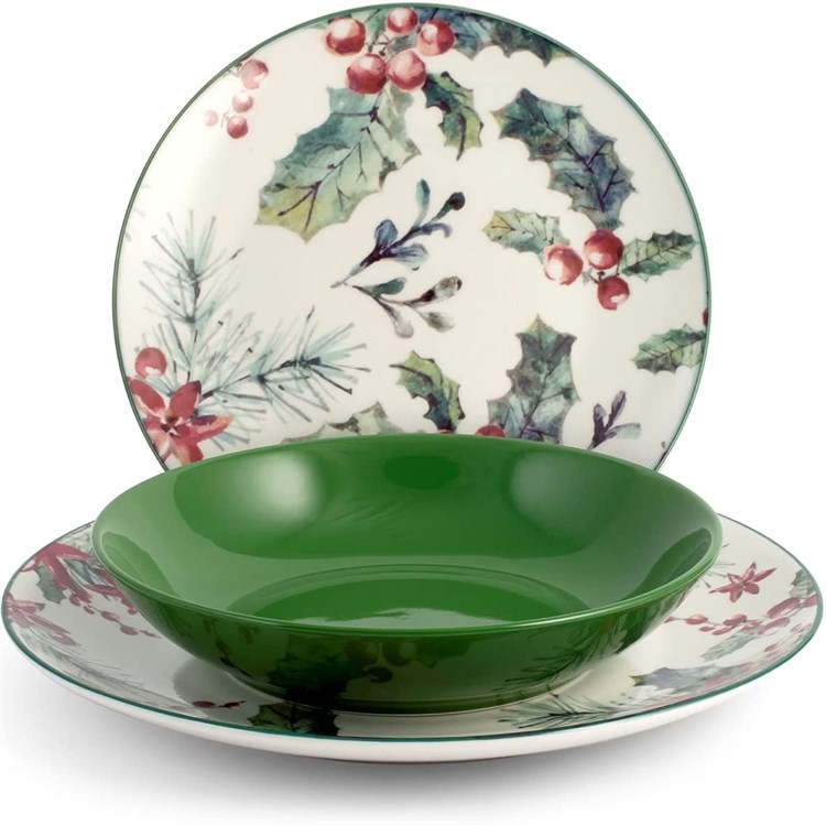 Servizio 18 Pezzi Celebration Verde