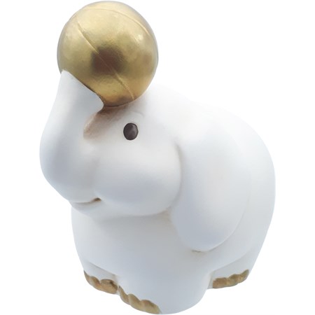 elefante pongo con palla oro