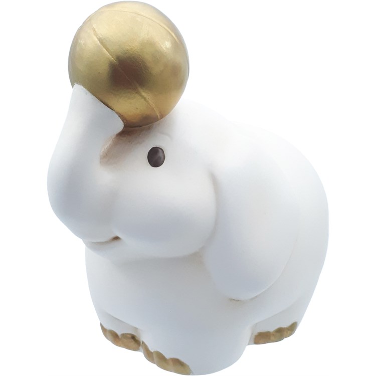 Elefante Pongo Con Palla Oro