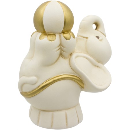 elefante dodo con palla oro