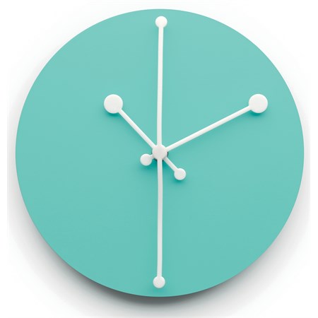 dottor clock orologio da parete turchese