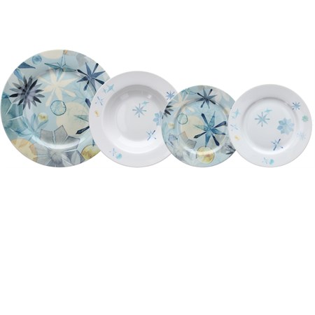 servizio 18 piatti cristalli