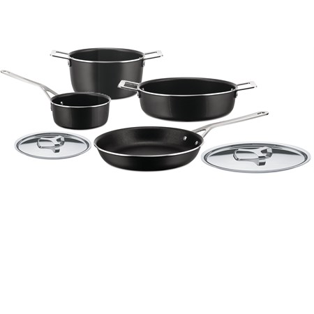 batteria antiaderente potsepans 6 pezzi per induzione