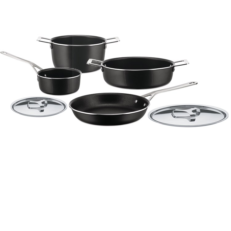 Batteria Antiaderente PotsePans 6 pezzi per Induzione