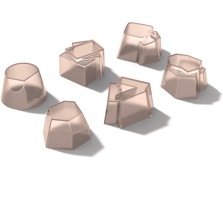 Set di 6 Timballi In Silicone Pesca