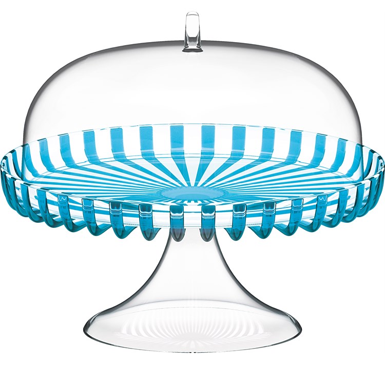 Alzata Con Campana Dolcevita Turchese