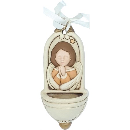 acquasantiera angelo mani giunte 1 stella