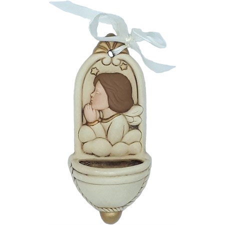 acquasantiera angelo mani giunte 2 stelle