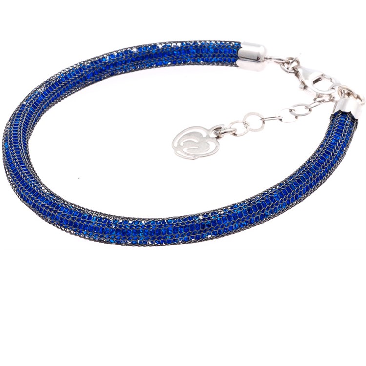 Bracciale Con Cristalli Luminosi Azzurro
