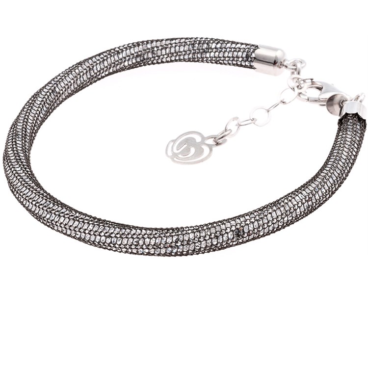 Bracciale Con Cristalli Luminosi Nero