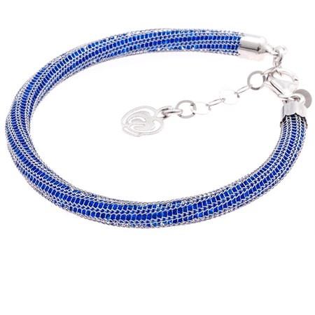 bracciale con cristalli luminosi blu