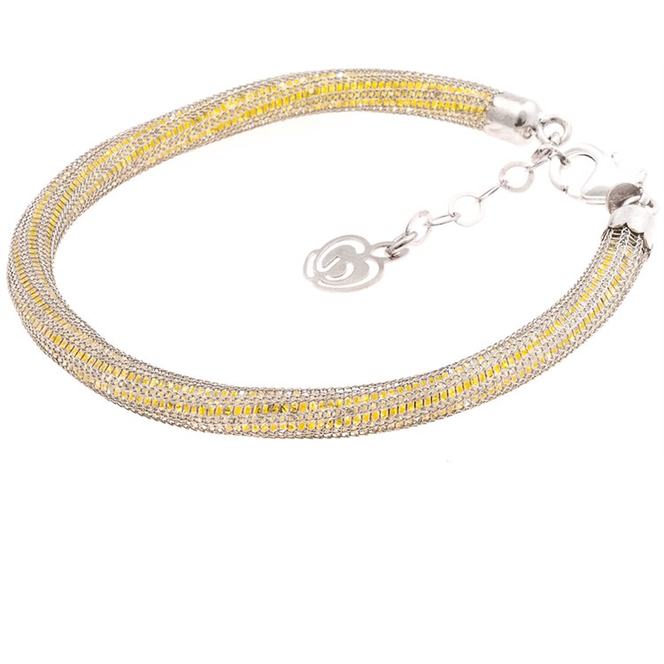 Bracciale Con Cristalli Luminosi Giallo