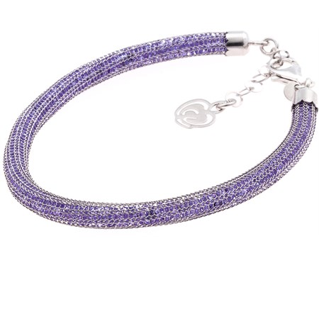 bracciale con cristalli luminosi glicine