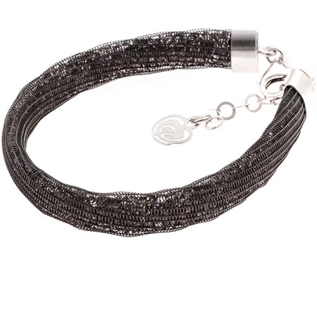 bracciale preziosa regina nero fumo