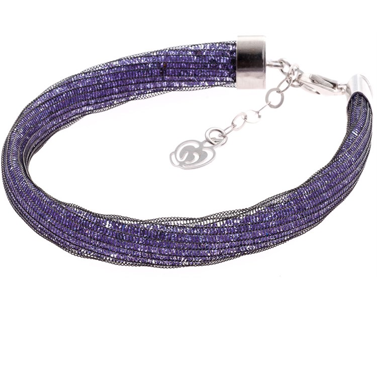 Bracciale Preziosa Regina Nero Viola