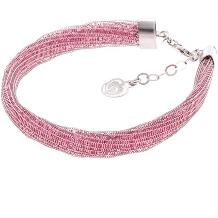 bracciale preziosa regina argento rosa