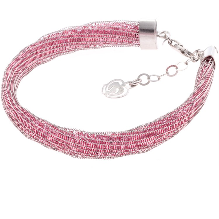 Bracciale Preziosa Regina Argento Rosa