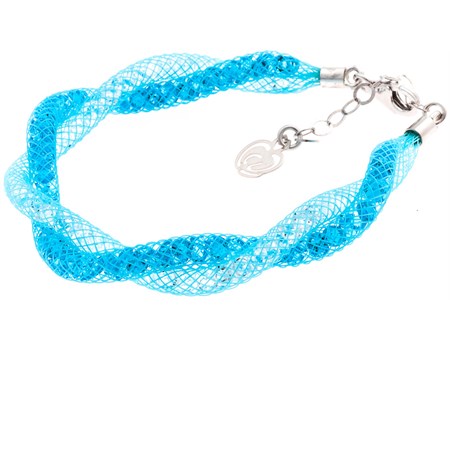 bracciale infinito celeste