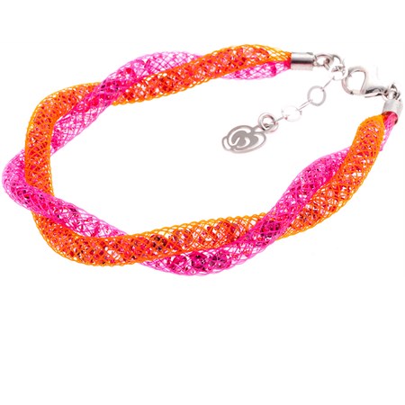 bracciale infinito corallo