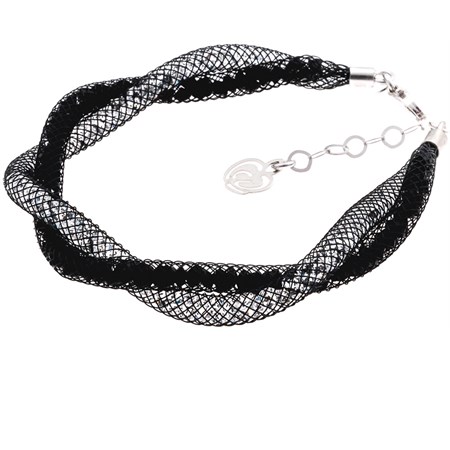 bracciale infinito nero