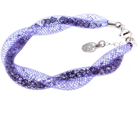 bracciale infinito viola