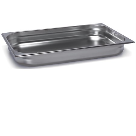 teglia acciaio inox bordo sagomato 53 x 325 x h65