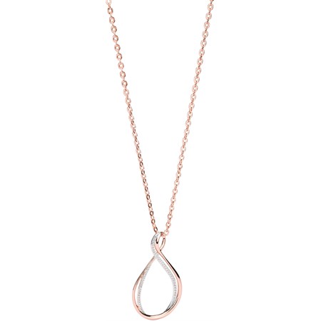 collana mini ribbon oro rosa