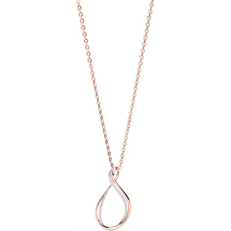 Collana Mini Ribbon Oro Rosa