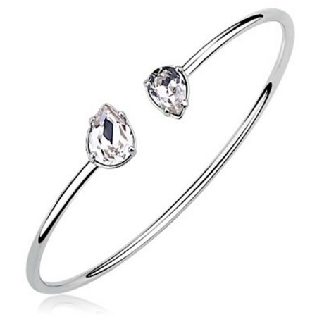 bracciale affinity bianco a goccia