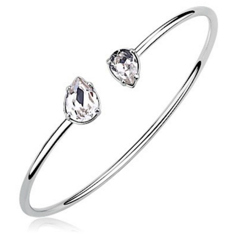 Bracciale Affinity Bianco a Goccia