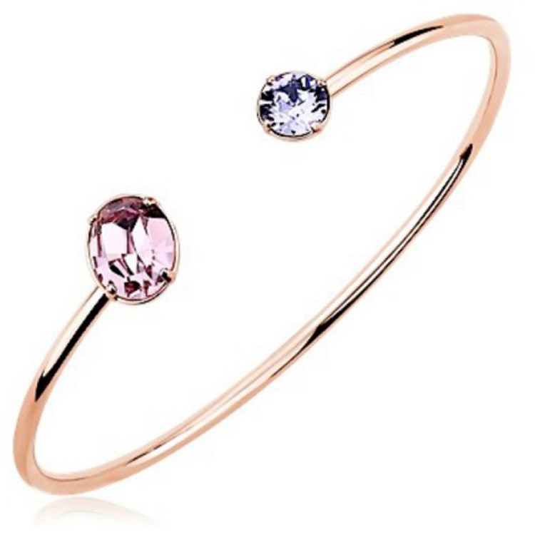 Bracciale Affinity Viola Ametista e Rosa