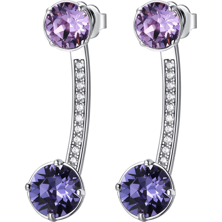 Orecchini Affinity Glicine e Viola