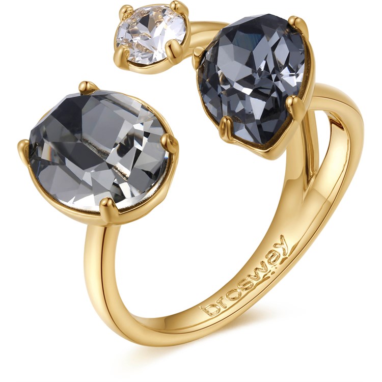 Anello Affinity Bianco, Grigio Fumè e Grigio Scuro