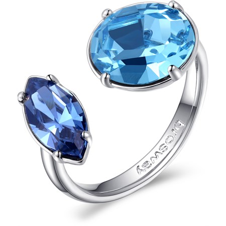 anello affinity celeste e blu