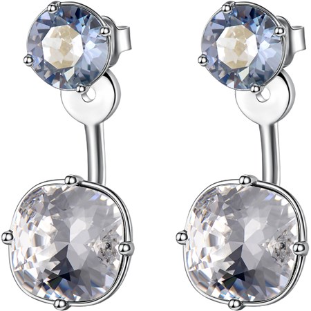 orecchini affinity celeste e bianco