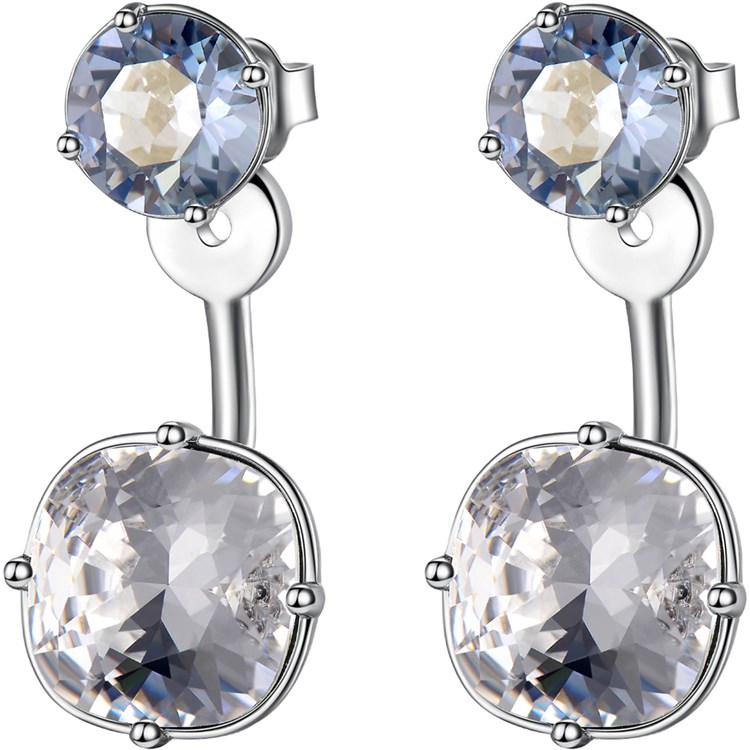 Orecchini Affinity Celeste e Bianco