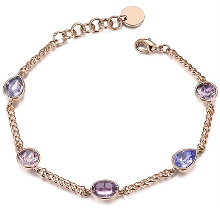 bracciale affinity oro rosa