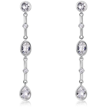 orecchini corti affinity bianco