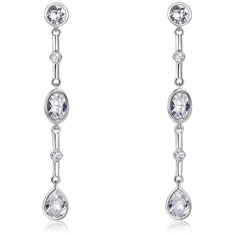 Orecchini Corti Affinity Bianco