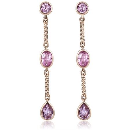 orecchini corti affinity oro rosa