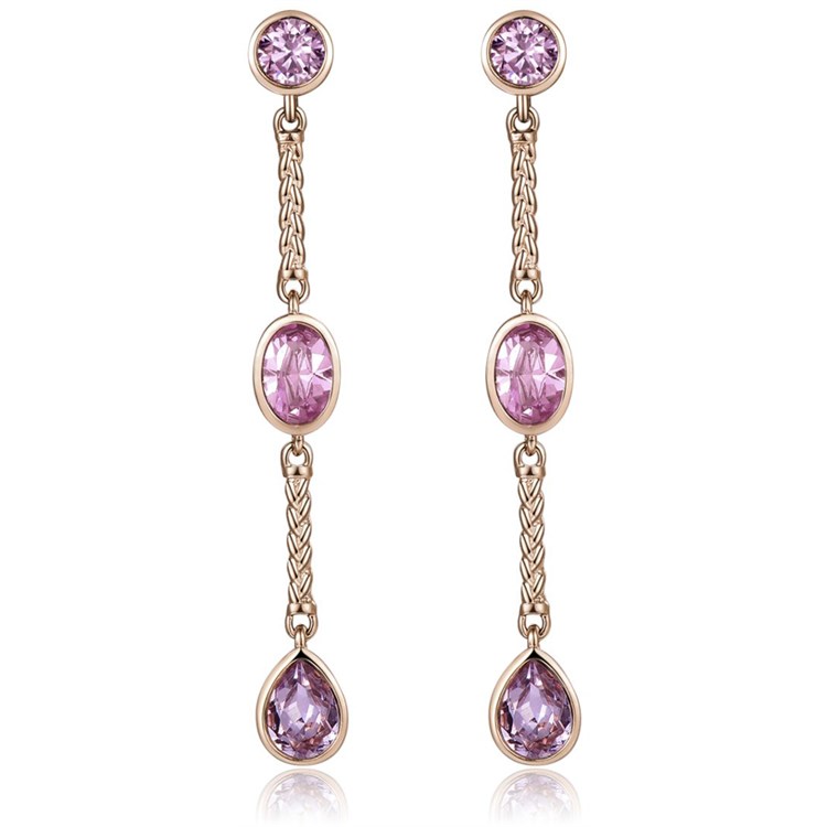 Orecchini Corti Affinity Oro Rosa