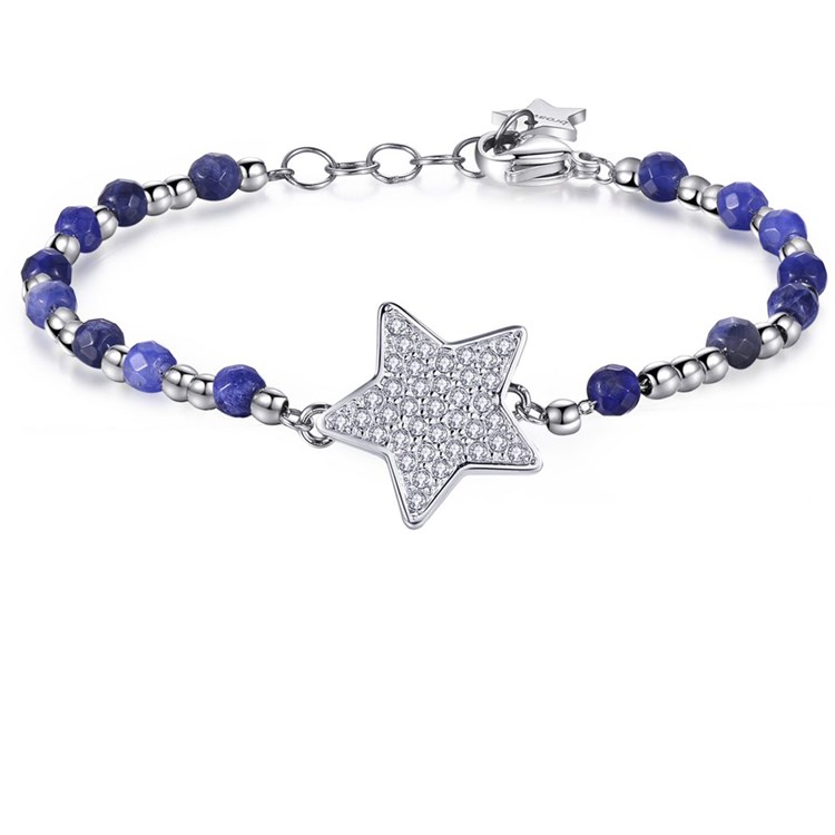 Bracciale Chakra con stella bianca