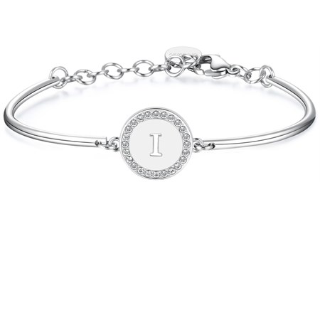 bracciale chakra lettera i