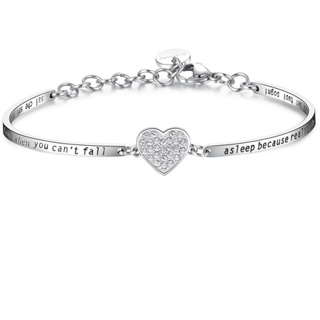 bracciale chakra cuore di pave