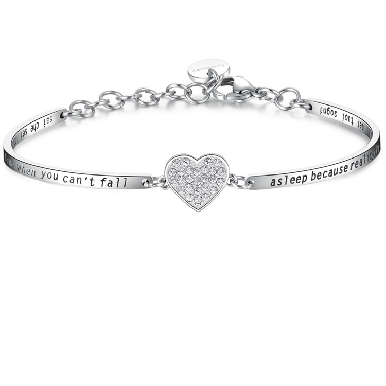 Bracciale Chakra Cuore di Pavè