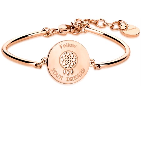 bracciale chakra acchiappasogni oro rosa